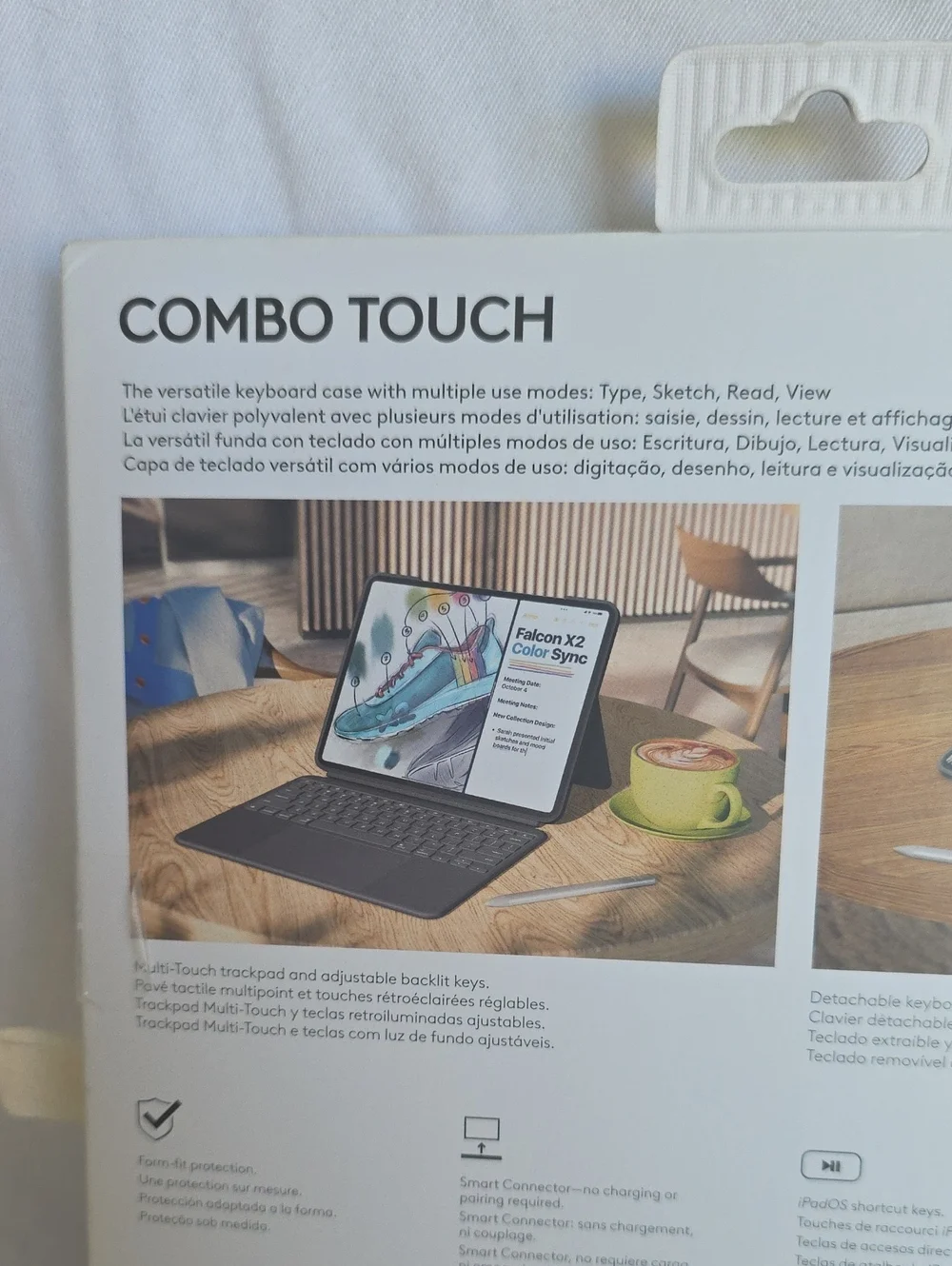 Logitech Combo Touch Keyboard Case for iPad Pro 13-inch (M4).